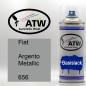 Preview: Fiat, Argento Metallic, 656: 400ml Sprühdose, von ATW Autoteile West.